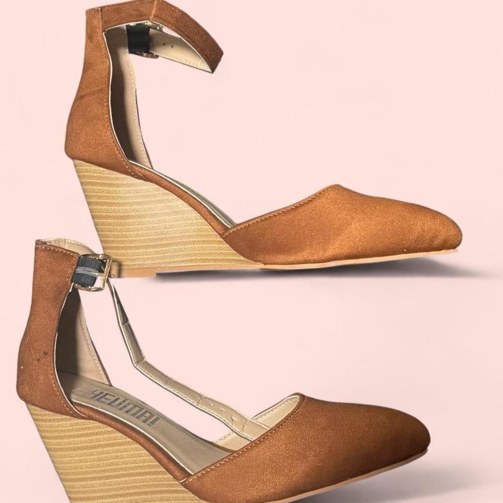 Brown Wedge Heels